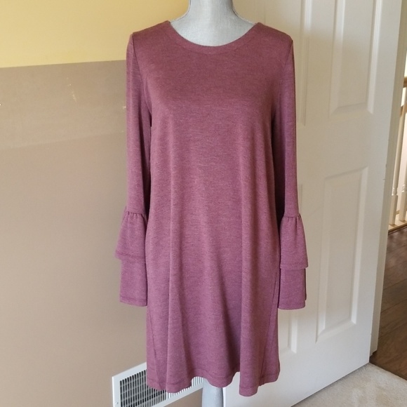 LOFT Dresses & Skirts - LOFT  Ruffle Sleeve Dress